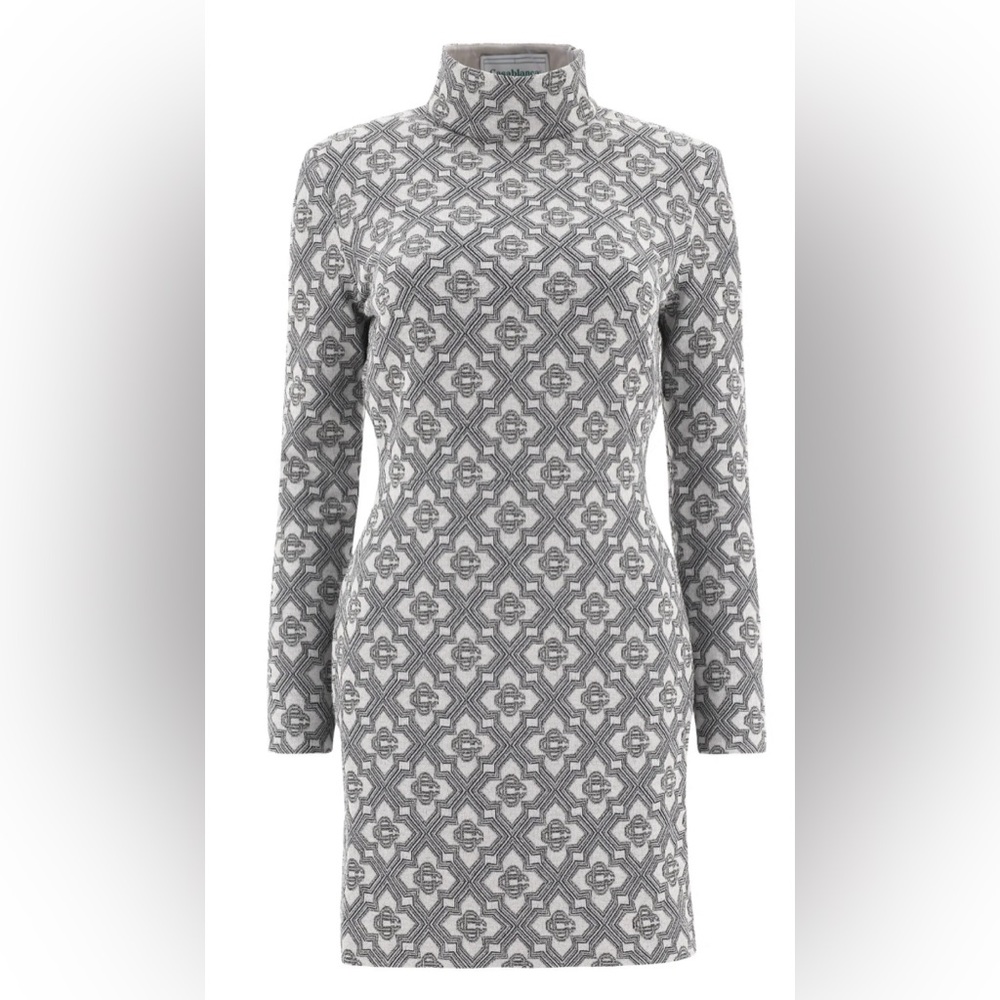 Authentic Casablanca Monogram Open- Mini Dress